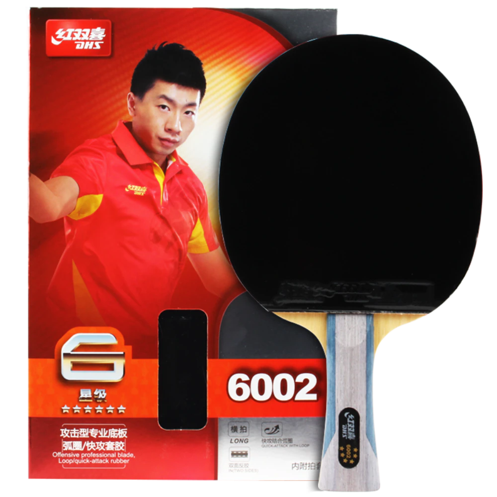 DHS 6002 6-STAR RACKET (紅雙喜6002 6星套拍)