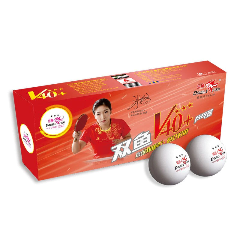 DOUBLE FISH V40+ 3 STAR BALL (雙魚V40+三星乒乓球)