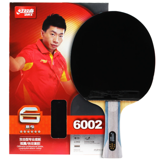 DHS 6002 6-STAR RACKET (紅雙喜6002 6星套拍)